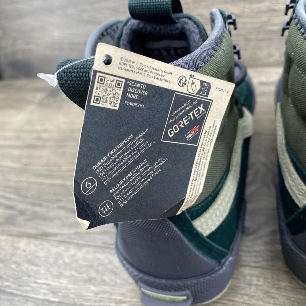 Vans Sk8-Hi GORE-TEX MTE-3 Mens 7.5 Womens 9 Green Waterproof Winter Boots